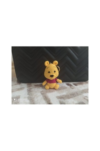 Amigurumi Winnie The Pooh Anahtarlık
