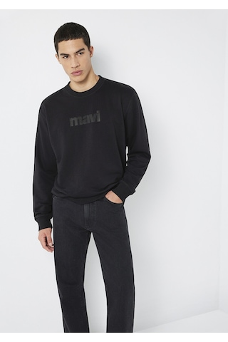 Mavi - Bisiklet Yaka Siyah Sweatshirt 0s10551-900 Siyah