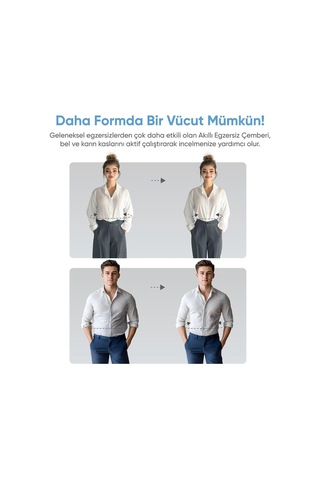 Şımart Akıllı Egzersiz Çemberi, Ayarlanabilir Ve Uygulama Destekli