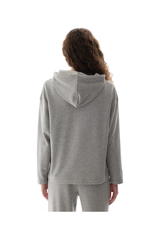 Penti Gri Oversize Kapüşonlu Sweatshirt Gri Melanj