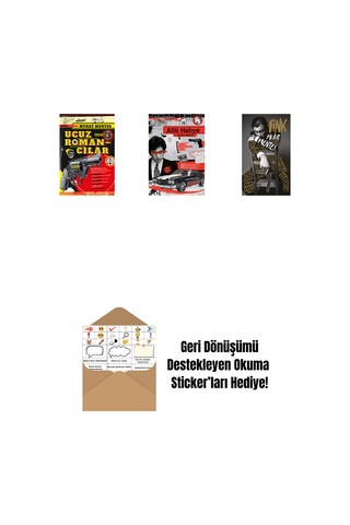Ucuz Romancılar + Afili Hafiye + Fink Ciltli + Okuma Sticker'ları