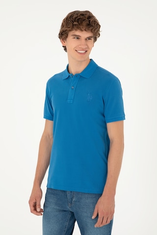 U.S. Polo Assn. Erkek Slim Fit Polo Yaka Saks Basic Tişört 50294207-VR045