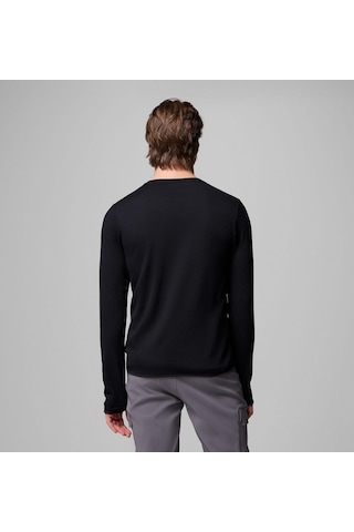 Columbia Columbıa Tech Traıl Utılıty Warm Ls Crew Erkek Sweatshırt 2136881-010 Siyah