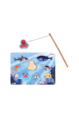 Rossie Ahşap Balık Tutma Oyunu Ve Puzzle