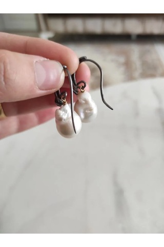 Barok İnci Küpe 057