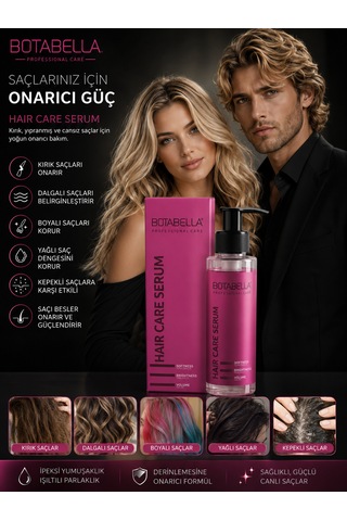 Keratin Profesyonel Saç Bakım Serumu 125 Ml + 3 Adet