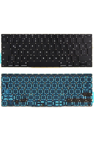 Macbook Pro 13" 2016/2017 Uyumlu A1708 Klavye - Büyük Enter Tr Q