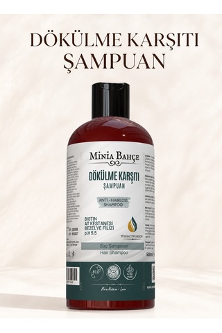 Dökülme Karşıtı Şampuan Biotinoyl Tripeptide-1, Bezelye Filizi Ekstresi Ve Biotin İçeren Saç Bakım Şampuanı, 400 Ml Güçsüz