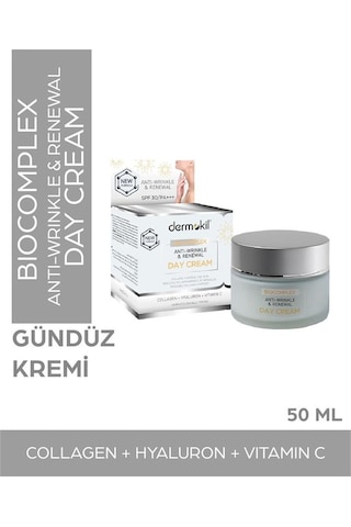 Dermokil Kırışık Karşıtı ve Yenileyici Gündüz Kremi 50 ML