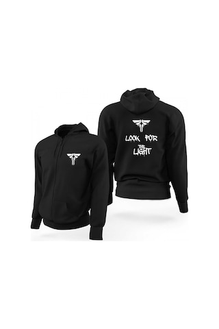The Last Of Us Look For The Light Siyah Fermuarlı Limited Edition Kapşonlu Siyah