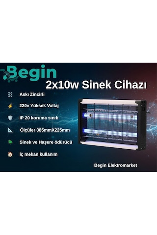 2x10 W Sinek Cihazı 260x385