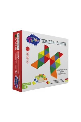 Playwood Ahşap Üçgen Puzzle Ony-395