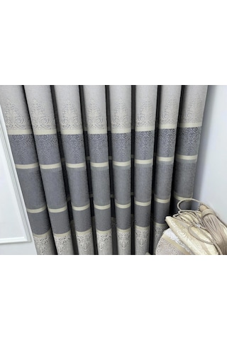 Nivemeshome Çakı Fj672069 V-5422 Taş 1/3 Sık Pileli Fon Perde Apm Taş