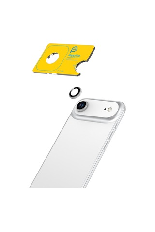 Piili Apple iPhone Uyumlu 17 Air Gümüş Safir Lens Koruyucu