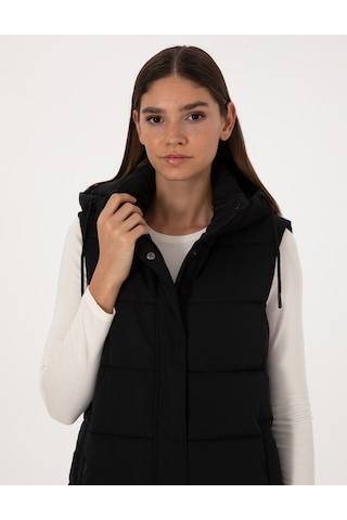 Pierre Cardin Kadın Siyah Mont Yelek 50309044-vr046 Siyah