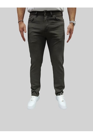 Erkek Enjoy Regular Fit Ligralı Koyu Gri Kot Pantolon Koyu Gri