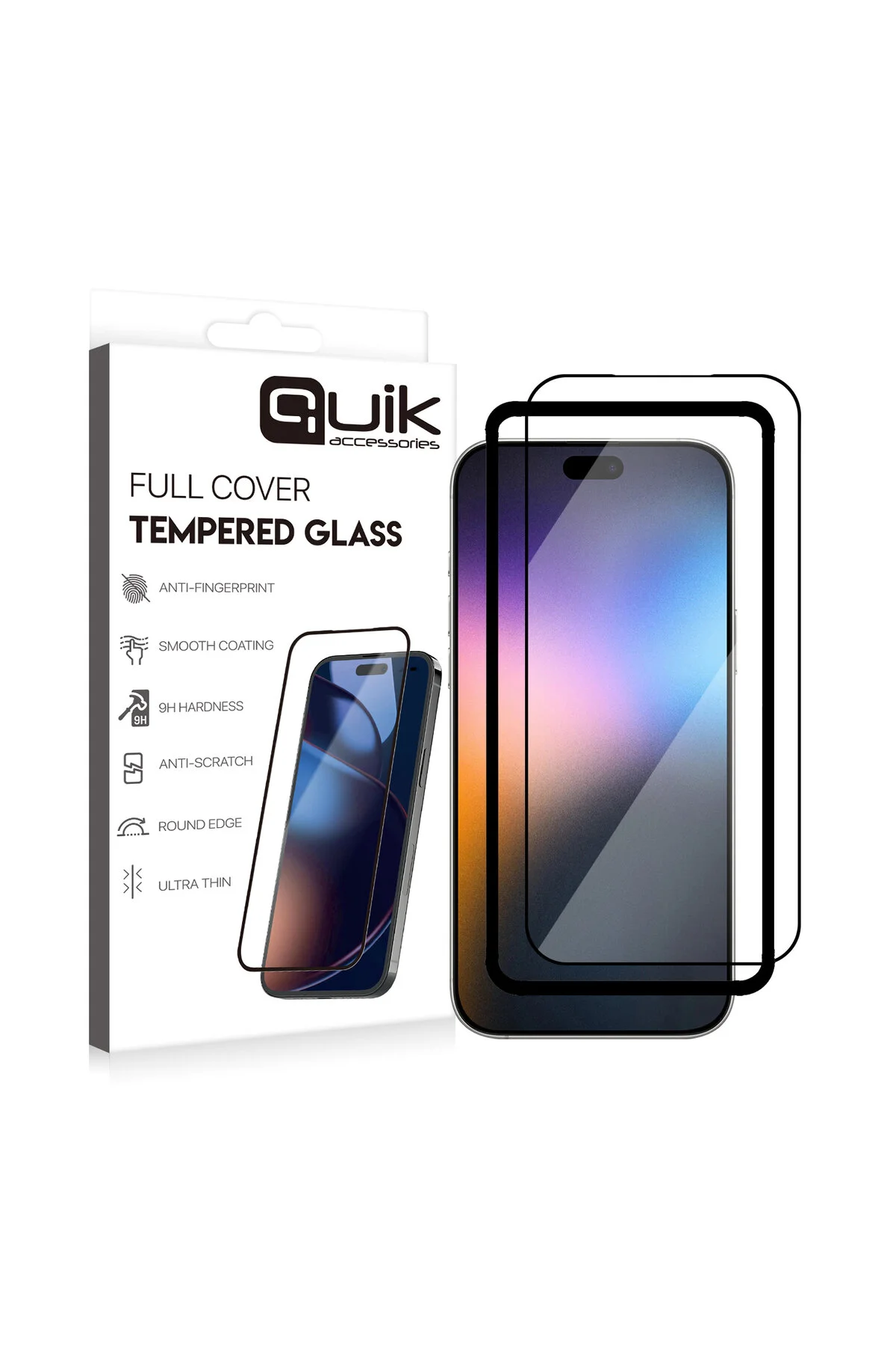 Accessories Apple Uyumlu iPhone 17 Pro Max Temperli Cam Ekran Koruyucu Tam Kaplama