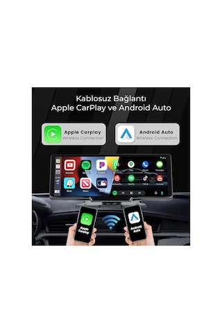 Cpnvx-002 Vionex Pro Kablosuz Car Play Adaptörü - Siyah 10 İnç