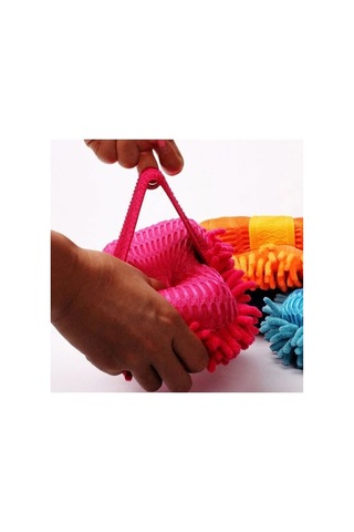 Trobus Çift Taraflı Saçaklı Mikrofiber Yıkama Süngeri Oto Temizlik 1 Adet