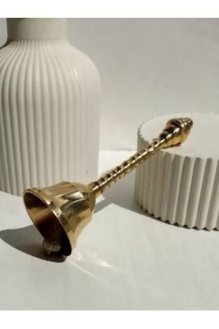 Basket Pirinçten Yapılmış Saplı Hindistan Çanı 235909700