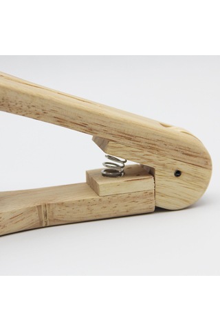 Moveevo Ahşap Kontrplak Tarak Düz Saç Tarağı Klipsli Düz Saç Tarağı Doğal Kıvırcık Saç Tarağı V Şeklinde Tarak