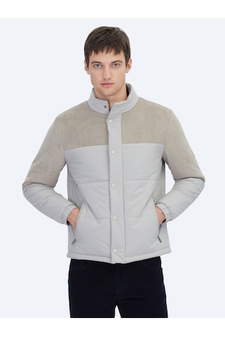 Kip Bej Regular Fit Micro Jel Elyaflı Spor Ceket Bej