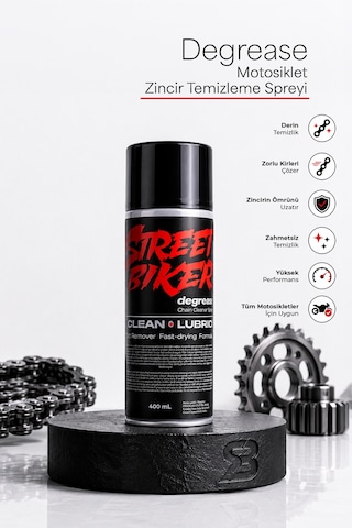 Street Biker Zincir Temizleme Spreyi