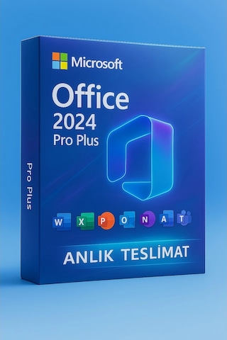 Office Pro Plus 2024/2026  Dijital Lisans Güncel Sürüm, Ömür Boyu Aktivasyon, Güvenli Kull