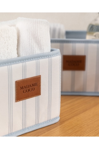 Madame Coco Nuage 3 Bölmeli Düzenleyici Kutu Kutu0000000025 Beyaz - Gri