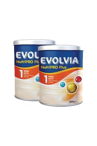 Evolvia Nutripro Plus 1 Bebek Sütü 0 - 6 Ay 2 x 800 G