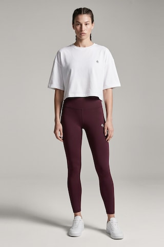 Woneagle Kadın Bordo Yüksek Bel Toparlayıcı Push Up Spor Tayt Bordo Bordo
