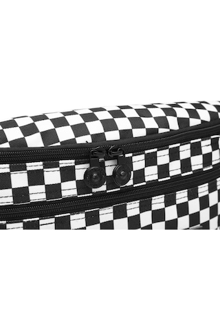 Dama Desenli Unisex Bodybag Çanta Smart Bags 3087 Beyaz