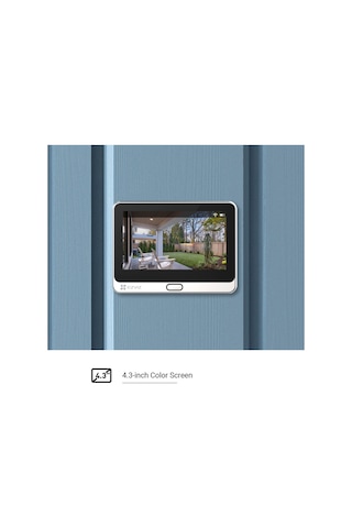 Ezvız Dp2c Kablosuz Kapı Dürbünlü Kapı Zili Gold