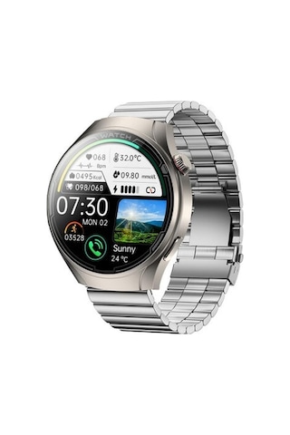 Zeitwatch X6 Uyku Şeker Tansiyon Takibi 54 Mm Akıllı Saat (Distribütör Garantili) Silver