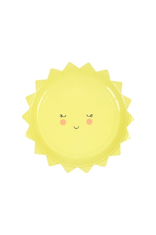 Meri Meri - Happy Sun Plates - Güneş Tabak - S