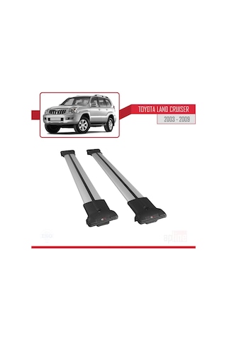 Toyota Uyumlu Land Cruiser 2003-2009 Arası Fly Model Ara Atkı Tavan Barı (526022181)