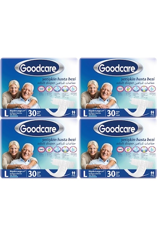 Goodcare Hasta Bezi Yetişkin Bel Bantlı Tekstil Yüzey L 120 Adet L