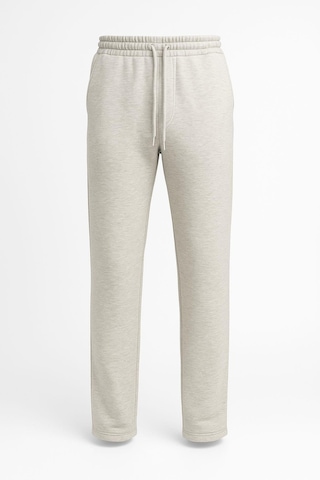 Erkek Düz Paça 3 İplik Şardonlu Rahat Kesim Premium Kumaş Eşofman Altı Açık Gri