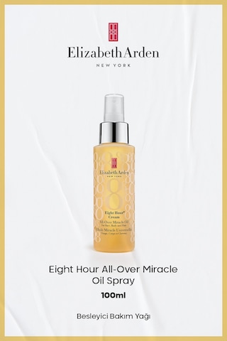 Elizabeth Arden Eight Hour All-Over Miracle Oil Çok Amaçlı Besleyici Yüz Vücut ve Saç Bakım Yağı 100 ML﻿﻿