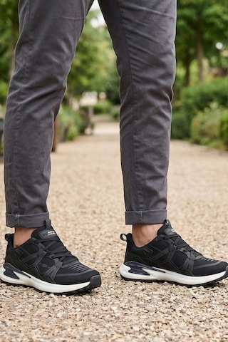 In Step Rover-x Serisi: Siyah Erkek Günlük Şehir Ve Outdoor Spor Ayakkabı