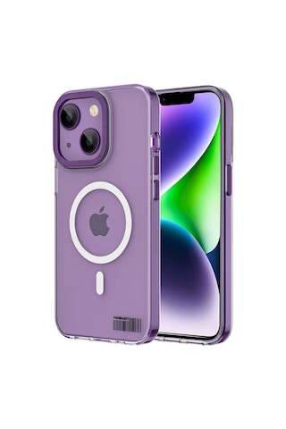 YoungKit Apple Uyumlu iPhone 14 Kılıf Magsafe Şarj Özellikli Youngkit Coloured Glaze Serisi Kapak Youngkit-10123
