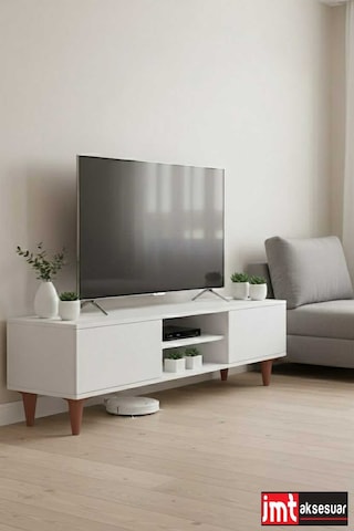 Aspen 20 Cm Ceviz 4'lü Set Koltuk Baza Dolap Tv Ünitesi Yatak Odası Konsol Ayağı Ceviz
