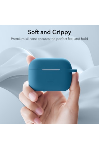 Apple AirPods Uyumlu Pro / Pro 2 Bounce Carrying Kılıf Mavi