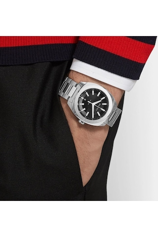 Gucci Ya142301 Gg2570 Erkek Kol Saati Gümüş
