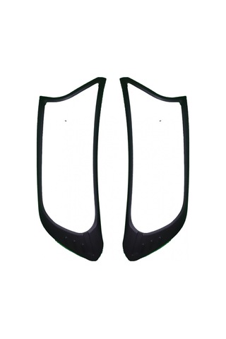 Ebal Otomotiv Ford Ranger Far Çerçevesi Kaplama 2 Prç Mat Siyah 2015 Sonrası