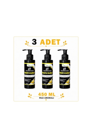 Nirvana Muz Aromalı Kayganlaştırıcı Jel 3 x 450 ML