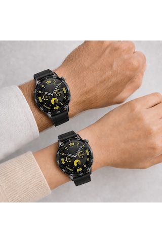 Huawei Watch Gt4 46mm İle Uyumlu Katlanır Klipsli Paslanmaz Çelik Saat Kordonu