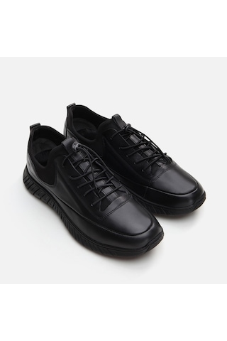 Hotiç Hakiki Deri Siyah Erkek Spor Ayakkabı 02ayh295640a100 Siyah