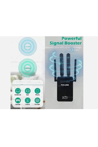 300mbps Uzun Menzilli Wifi Genişletici 4 Anten Sinyal Güçlendiric