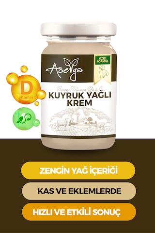 Aselya Kuyruk Yağlı Bamya Tohumu Masaj Kremi 100 ML